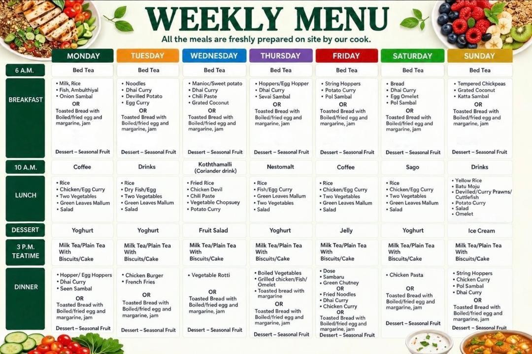 Weekly Menu